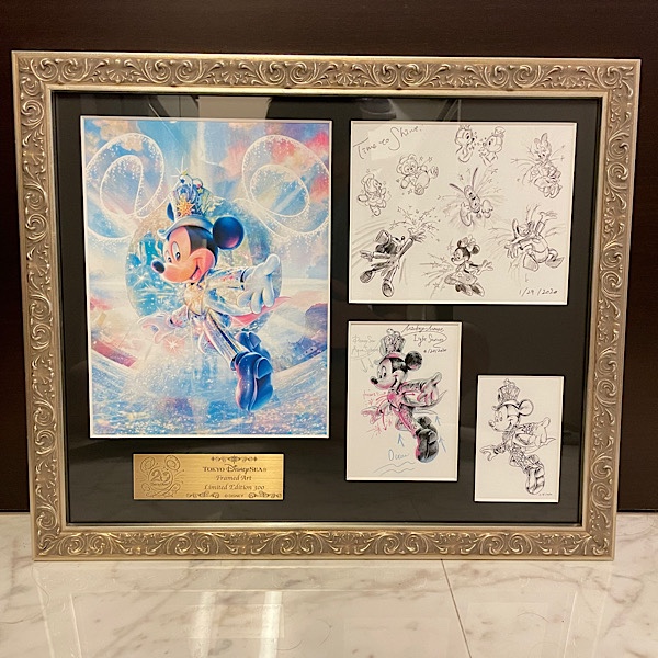 送料無料/新品】 ファンダフルディズニー20周年 アートフレーム 絵画 ...